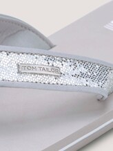 Metallic Glitzer Zehentreter - Frauen - white-silver Metallic Glitzer Zehentreter - Frauen - white-silver - 9 - TOM TAILOR