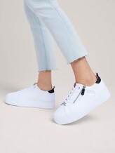 sneakers with zip details - Women - white sneakers with zip details - Women - white - 5 - TOM TAILOR Denim