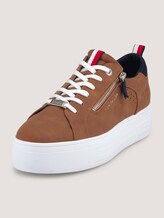 Sneaker mit Reißverschluss-Details - Frauen - cognac Sneaker mit Reißverschluss-Details - Frauen - cognac - 10 - TOM TAILOR Denim