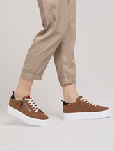 Sneaker mit Reißverschluss-Details - Frauen - cognac Sneaker mit Reißverschluss-Details - Frauen - cognac - 5 - TOM TAILOR Denim