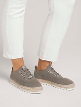 Sneaker mit geflochtener Bastsohle - Frauen - khaki Sneaker mit geflochtener Bastsohle - Frauen - khaki - 5 - TOM TAILOR Denim