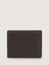 aufklappbare Geldbörse aus Leder - Männer - braun / brown aufklappbare Geldbörse aus Leder - Männer - braun / brown - 7 - TOM TAILOR