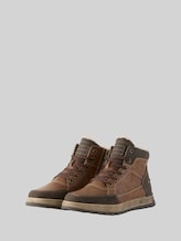 TOM TAILOR Herren Wasserdichte Stiefeletten mit Fütterung, braun, Uni, Gr. 41