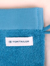 TOM TAILOR Unisex Waschhandschuhe im 6er-Pack, blau, Uni, Gr. 16X21