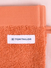 TOM TAILOR Unisex Waschhandschuhe im 6er-Pack, orange, Uni, Gr. 16X21
