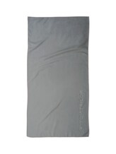 TOM TAILOR Unisex Mikrofaser Fitnesstuch, 70x140 cm, grau, Uni, Gr. 70X140
