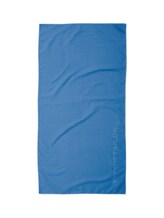 TOM TAILOR Unisex Mikrofaser Fitnesstuch, 70x140 cm, blau, Uni, Gr. 70X140