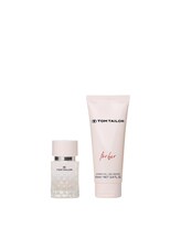 TOM TAILOR Damen For Her Duftset - EdT 30ml & Duschgel 100ml, weiß, Uni, Gr. ONESIZE