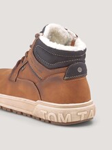 Gefütterte Schnürstiefel mit Logo - Männer - cognac Gefütterte Schnürstiefel mit Logo - Männer - cognac - 9 - TOM TAILOR