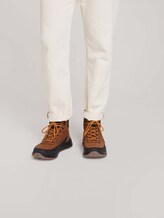 Veterlaarzen met stoffen detail - Mannen - cognac Veterlaarzen met stoffen detail - Mannen - cognac - 5 - TOM TAILOR