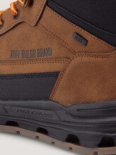 Veterlaarzen met stoffen detail - Mannen - cognac Veterlaarzen met stoffen detail - Mannen - cognac - 9 - TOM TAILOR
