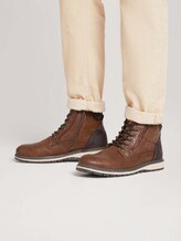 Schnürstiefel mit Zierreißverschluss - Männer - brown Schnürstiefel mit Zierreißverschluss - Männer - brown - 5 - TOM TAILOR Denim