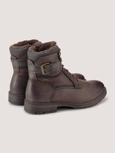 Lace-up boots with a decorative buckle - Men - mokka Lace-up boots with a decorative buckle - Men - mokka - 8 - TOM TAILOR Denim