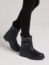 Stiefel mit Zierknöpfe und Schnalle - Frauen - black Stiefel mit Zierknöpfe und Schnalle - Frauen - black - 5 - TOM TAILOR