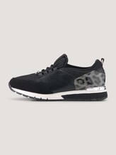 Sneaker with snakeskin and leopard pattern details - Women - black Sneaker with snakeskin and leopard pattern details - Women - black - 7 - TOM TAILOR