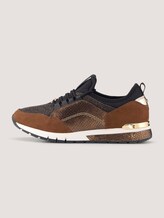 Sneaker with snakeskin and leopard pattern details - Women - brown Sneaker with snakeskin and leopard pattern details - Women - brown - 7 - TOM TAILOR