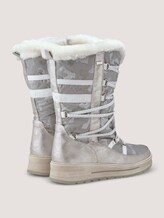 Lined boot with a camouflage pattern - Women - white-silver Lined boot with a camouflage pattern - Women - white-silver - 8 - TOM TAILOR