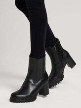 Stiefelette mit Stoffdetails - Frauen - black Stiefelette mit Stoffdetails - Frauen - black - 5 - TOM TAILOR