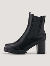 Stiefelette mit Stoffdetails - Frauen - black Stiefelette mit Stoffdetails - Frauen - black - 7 - TOM TAILOR