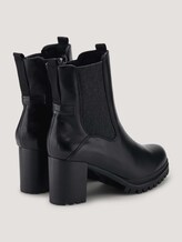 Stiefelette mit Stoffdetails - Frauen - black Stiefelette mit Stoffdetails - Frauen - black - 8 - TOM TAILOR