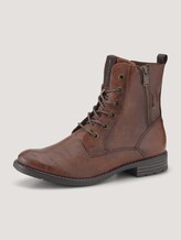 Boot with laces and a zipper - Women - cognac Boot with laces and a zipper - Women - cognac - 10 - TOM TAILOR