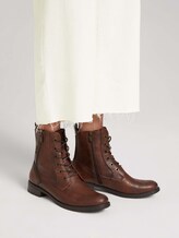Boot with laces and a zipper - Women - cognac Boot with laces and a zipper - Women - cognac - 5 - TOM TAILOR