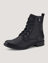 Stiefel mit Schnürung und Ziereißverschluss - Frauen - black Stiefel mit Schnürung und Ziereißverschluss - Frauen - black - 10 - TOM TAILOR