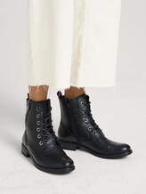 Stiefel mit Schnürung und Ziereißverschluss - Frauen - black Stiefel mit Schnürung und Ziereißverschluss - Frauen - black - 5 - TOM TAILOR