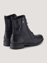 Stiefel mit Schnürung und Ziereißverschluss - Frauen - black Stiefel mit Schnürung und Ziereißverschluss - Frauen - black - 8 - TOM TAILOR