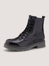 Laarzen met slangenhuidpatroon - Vrouwen - black Laarzen met slangenhuidpatroon - Vrouwen - black - 10 - TOM TAILOR