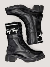 Knit-trimmed boot - Women - black Knit-trimmed boot - Women - black - 13 - TOM TAILOR Denim