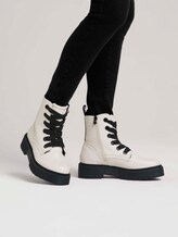 Stiefel mit Schnürung - Frauen - offwhite Stiefel mit Schnürung - Frauen - offwhite - 5 - TOM TAILOR Denim