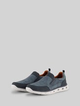 TOM TAILOR Herren Sneaker mit elastischem Schaft, blau, Uni, Gr. 40