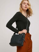 Caia Umhängetasche im Materialmix - Frauen - schwarz / black Caia Umhängetasche im Materialmix - Frauen - schwarz / black - 5 - TOM TAILOR