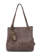 TOM TAILOR Damen Rubiana Verstellbarer Shopper, braun, Gr. ONESIZE