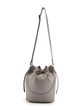 TOM TAILOR Damen Beuteltasche LARICIA mit Tunnelzug, grau, Gr. ONESIZE