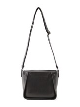 TOM TAILOR Damen Jacky Umhängetasche mit abgesetzter Kantenfarbe, schwarz, Gr. ONESIZE