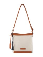 TOM TAILOR Damen Kimi Umhängetasche, beige, Gr. ONESIZE