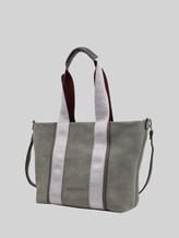 TOM TAILOR Zena Shopper Uomo: Borsa Sportiva In Similpelle E Tessuto, Capiente E Pratica. Perfetta Per Il Lavoro O Il Tempo Libero.