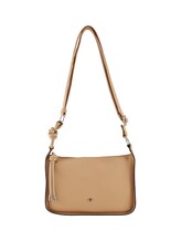 TOM TAILOR Damen Cori Umhängetasche, beige, Uni, Gr. ONESIZE