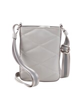 TOM TAILOR Damen Mica Smart Phone Tasche, grau, Uni, Gr. ONESIZE