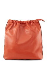 TOM TAILOR DENIM Damen Fiona Sportbeutel mit Raffungen, orange, Gr. ONESIZE