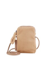 TOM TAILOR DENIM Damen Klara Smart Phone Tasche, beige, Uni, Gr. ONESIZE
