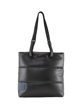 TOM TAILOR DENIM Damen Maly Shopper, schwarz, Uni, Gr. ONESIZE