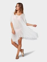 Tunika mit Quasten - Frauen - white/multicolor Tunika mit Quasten - Frauen - white/multicolor - 3 - TOM TAILOR