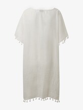 Tunika mit Quasten - Frauen - white/multicolor Tunika mit Quasten - Frauen - white/multicolor - 8 - TOM TAILOR