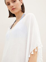 Tunika mit Quasten - Frauen - white/multicolor Tunika mit Quasten - Frauen - white/multicolor - 9 - TOM TAILOR