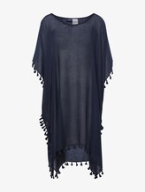 Tunic with tassels - Women - dress blue Tunic with tassels - Women - dress blue - 7 - TOM TAILOR