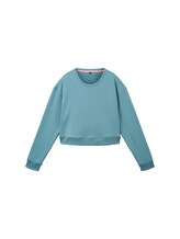 TOM TAILOR Damen Atmungsaktives Sweatshirt, grün, Gr. S