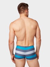 Striped swimming trunks - Men - turquoise/navy Striped swimming trunks - Men - turquoise/navy - 2 - TOM TAILOR